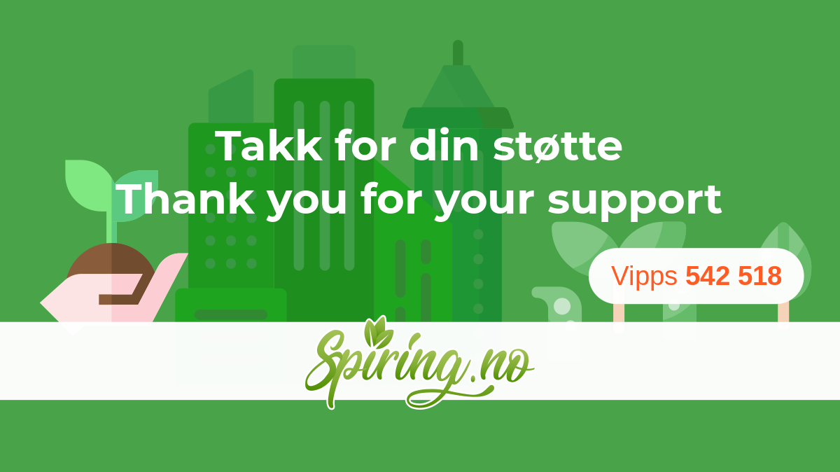Takk for din støtte